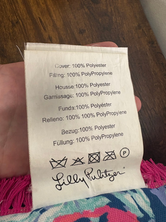 Lilly Pulitzer Throw Pillow - Gypsea Girl