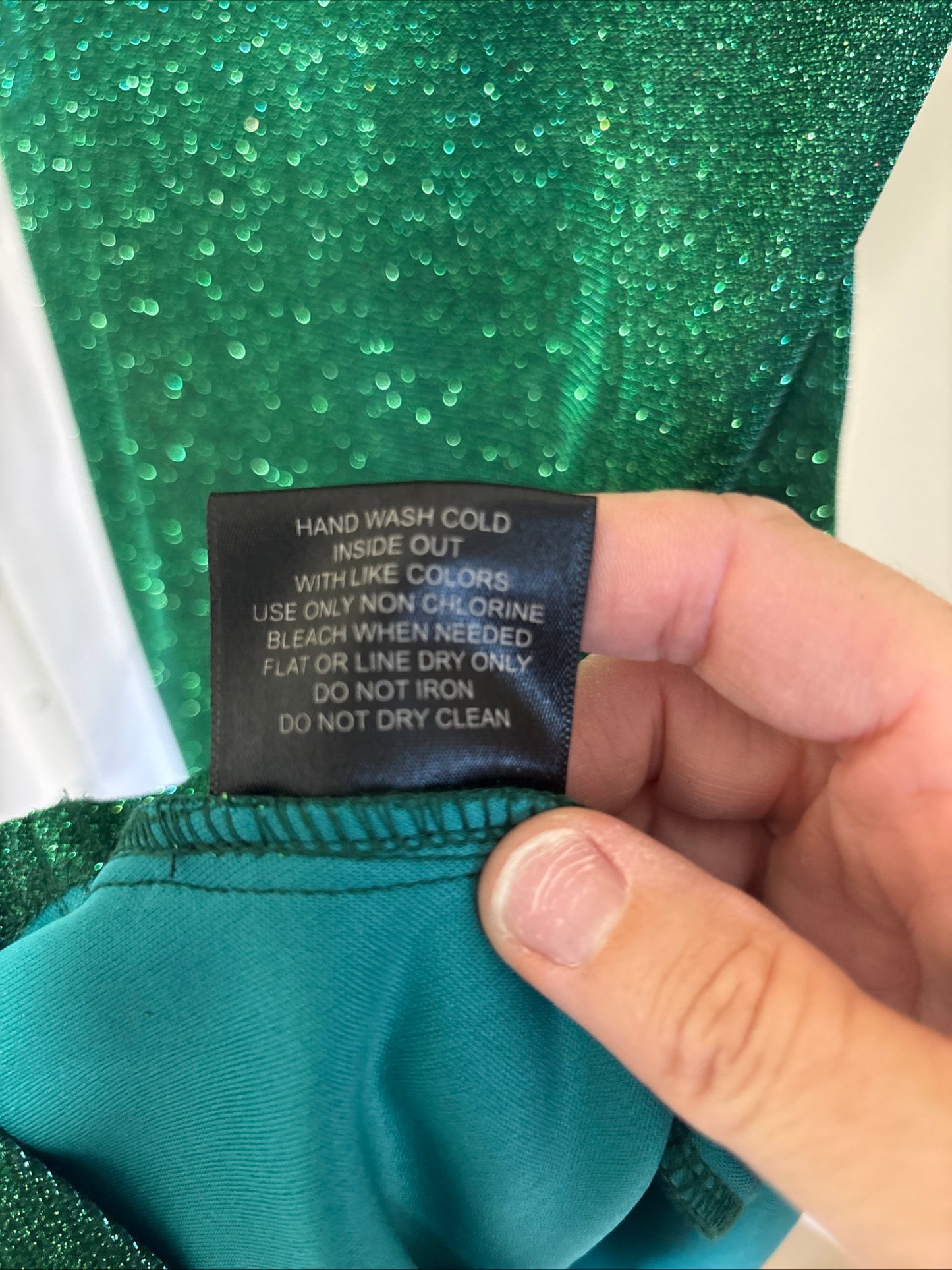Women's Midnight Doll Cocktail Prom Party Mini Dress, Green Sparkle - Size 5