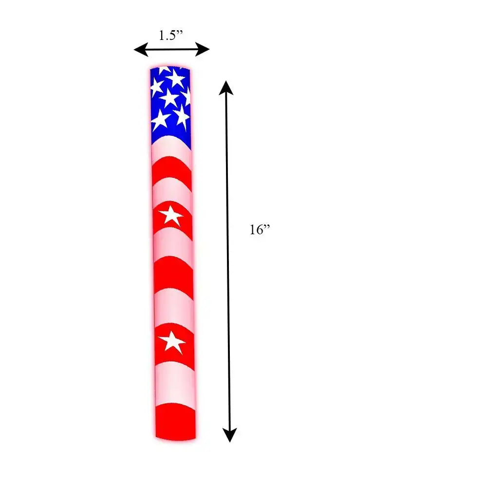 NEW 4th of July Light-Up Color Foam Cheer Stick - Limited quantities and only available while supplies last!