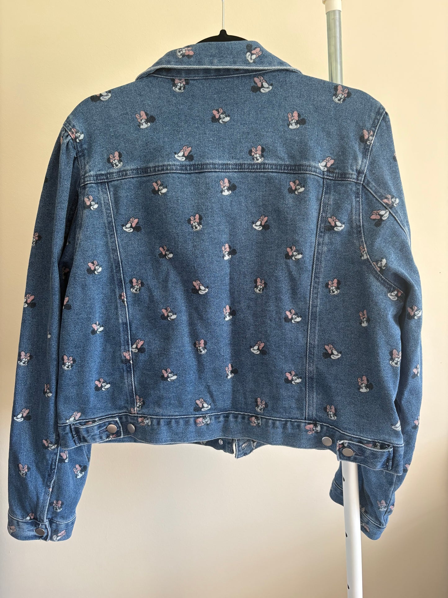Women's Disney Minnie Mouse Jean Jacket - Size XL
