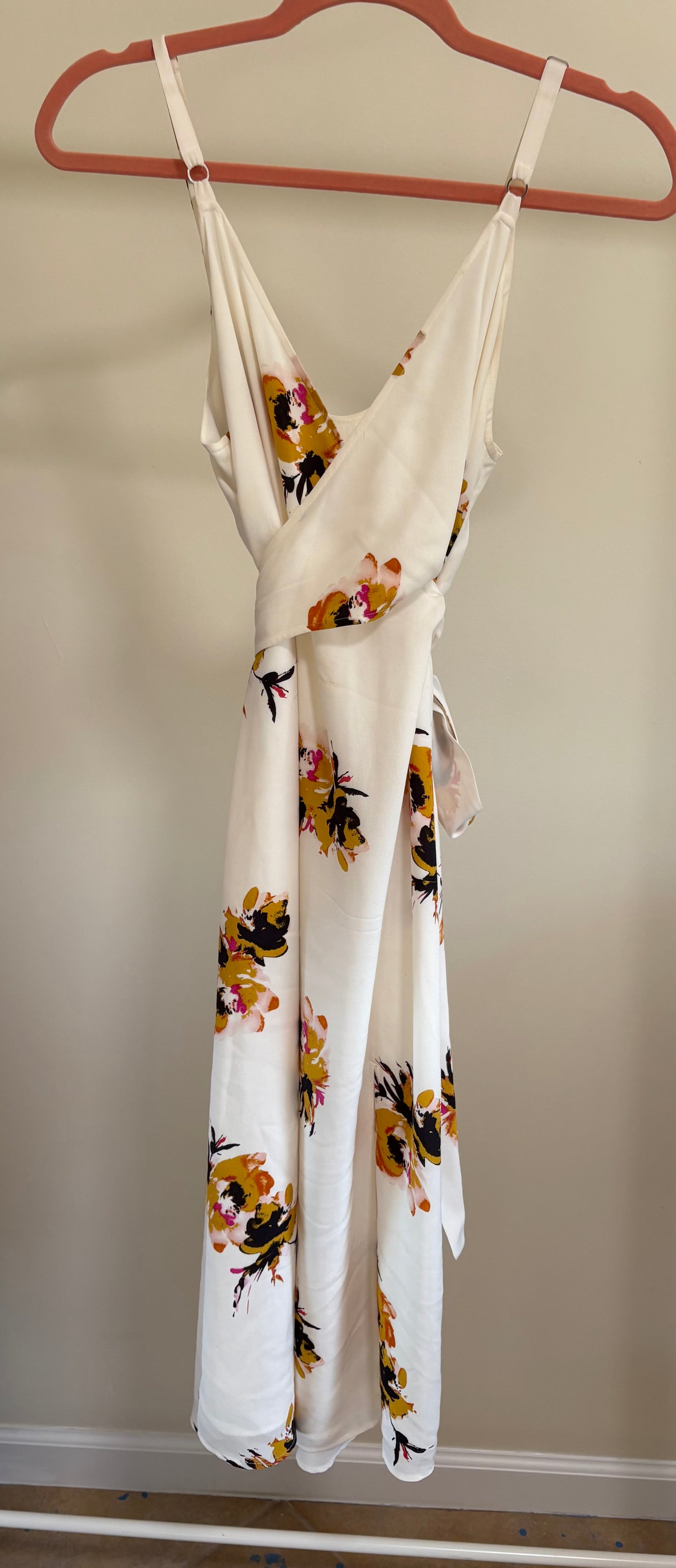 Women's A.L.C. Marin Silk Dress - White Floral - Size 4