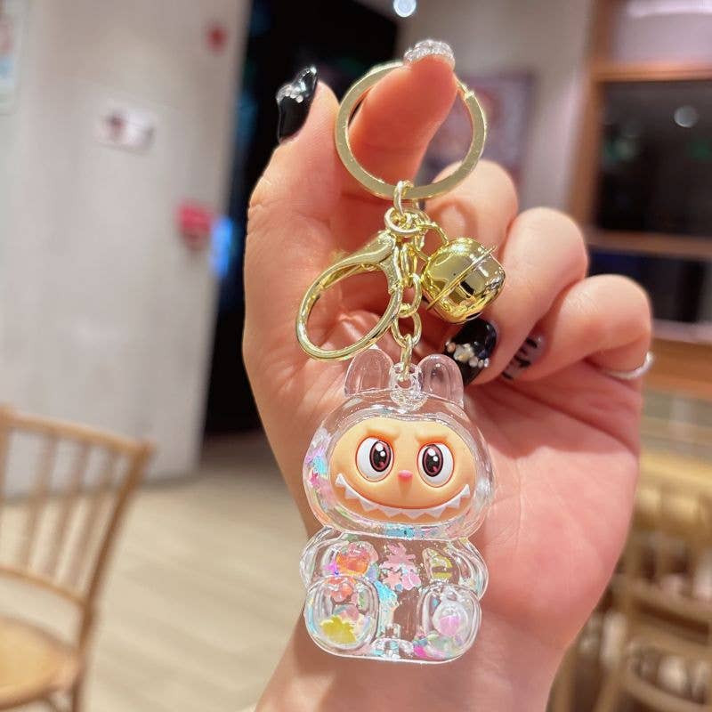 Labubu Shiny Quicksand Keychain