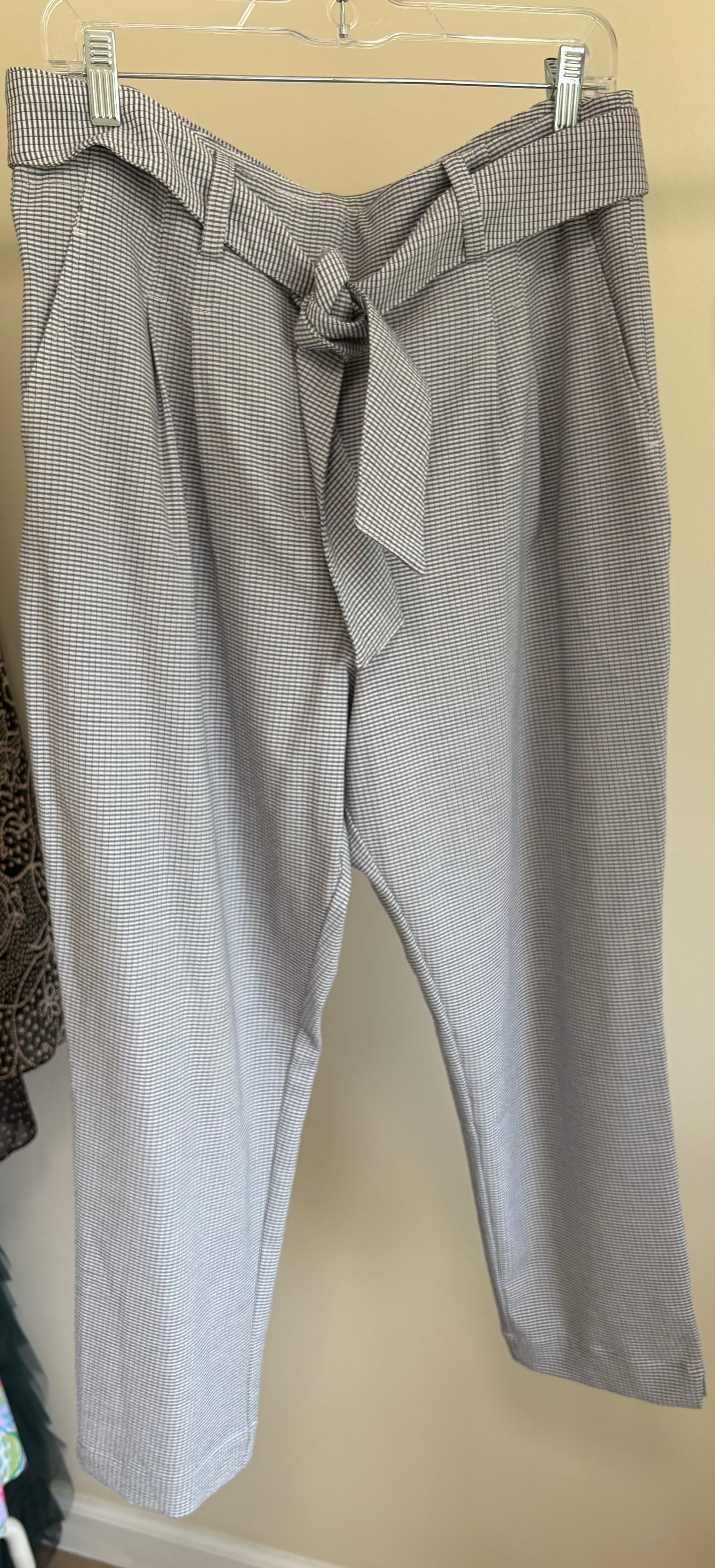 Women’s Petite Calvin Klein Petite Pant Suit Blue White - Size 12 and 14 (see description)