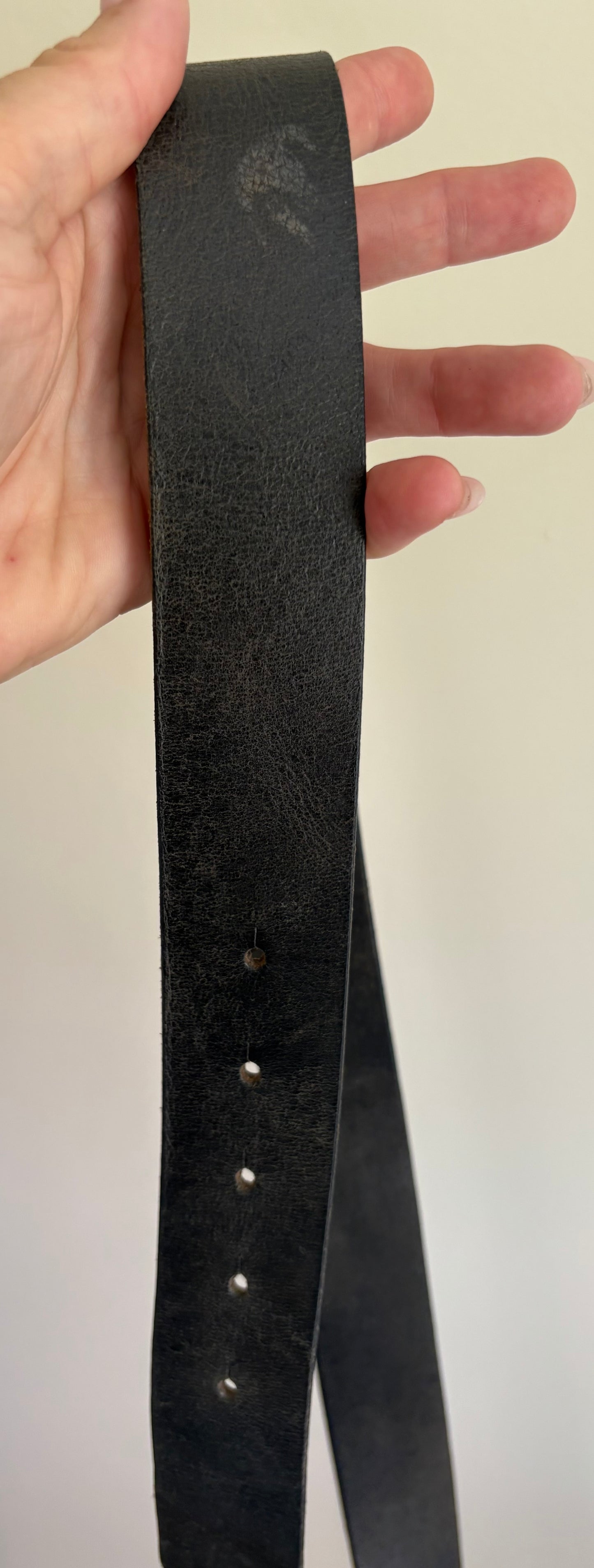 Women's Belt GUESS Black with Rhinestone Rose - Size Small