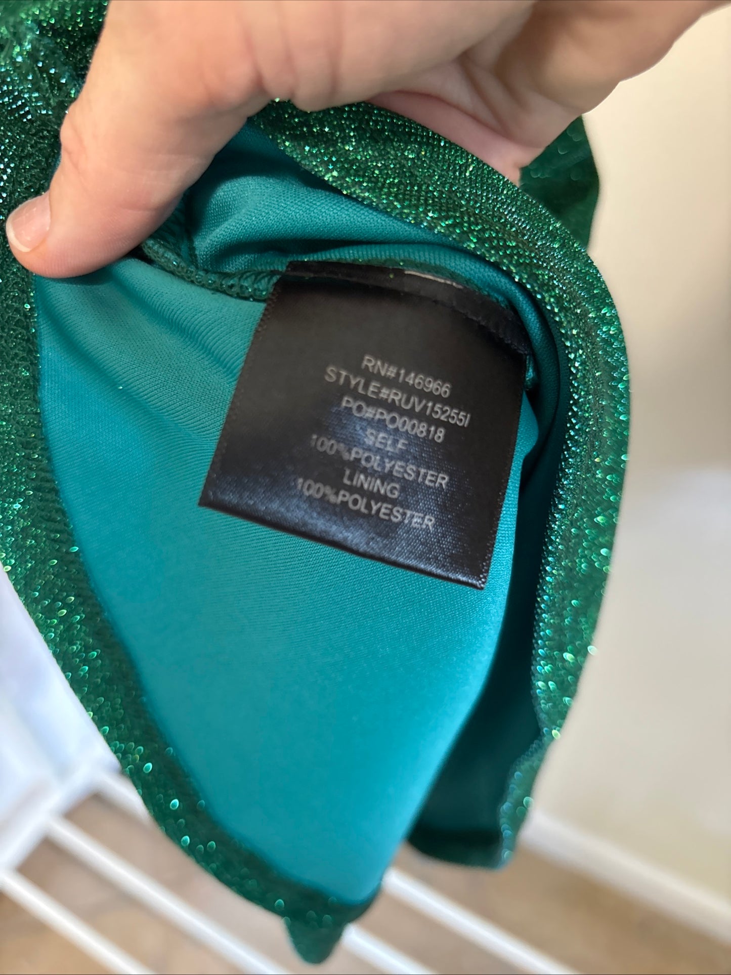 Women's Midnight Doll Cocktail Prom Party Mini Dress, Green Sparkle - Size 5