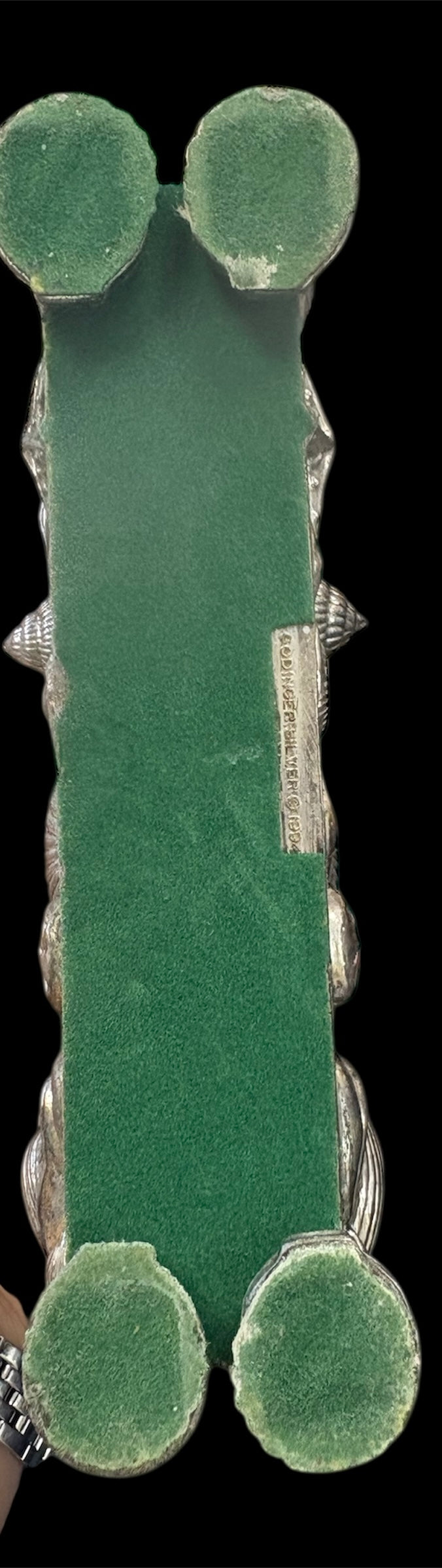 D - VTG Godinger Silver Coastal "Under the Sea" Napkin/Letter Holder