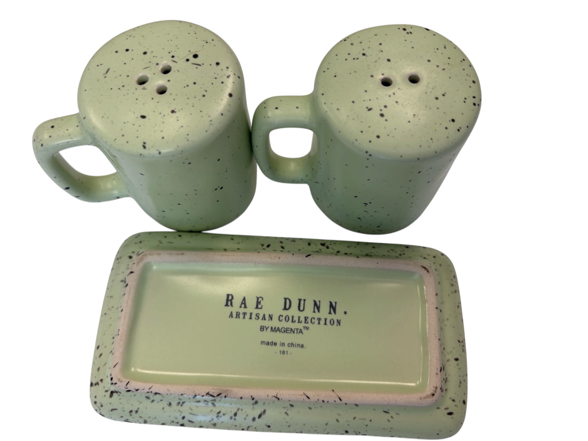 D - Rae Dunn Salt & Pepper Shaker Set