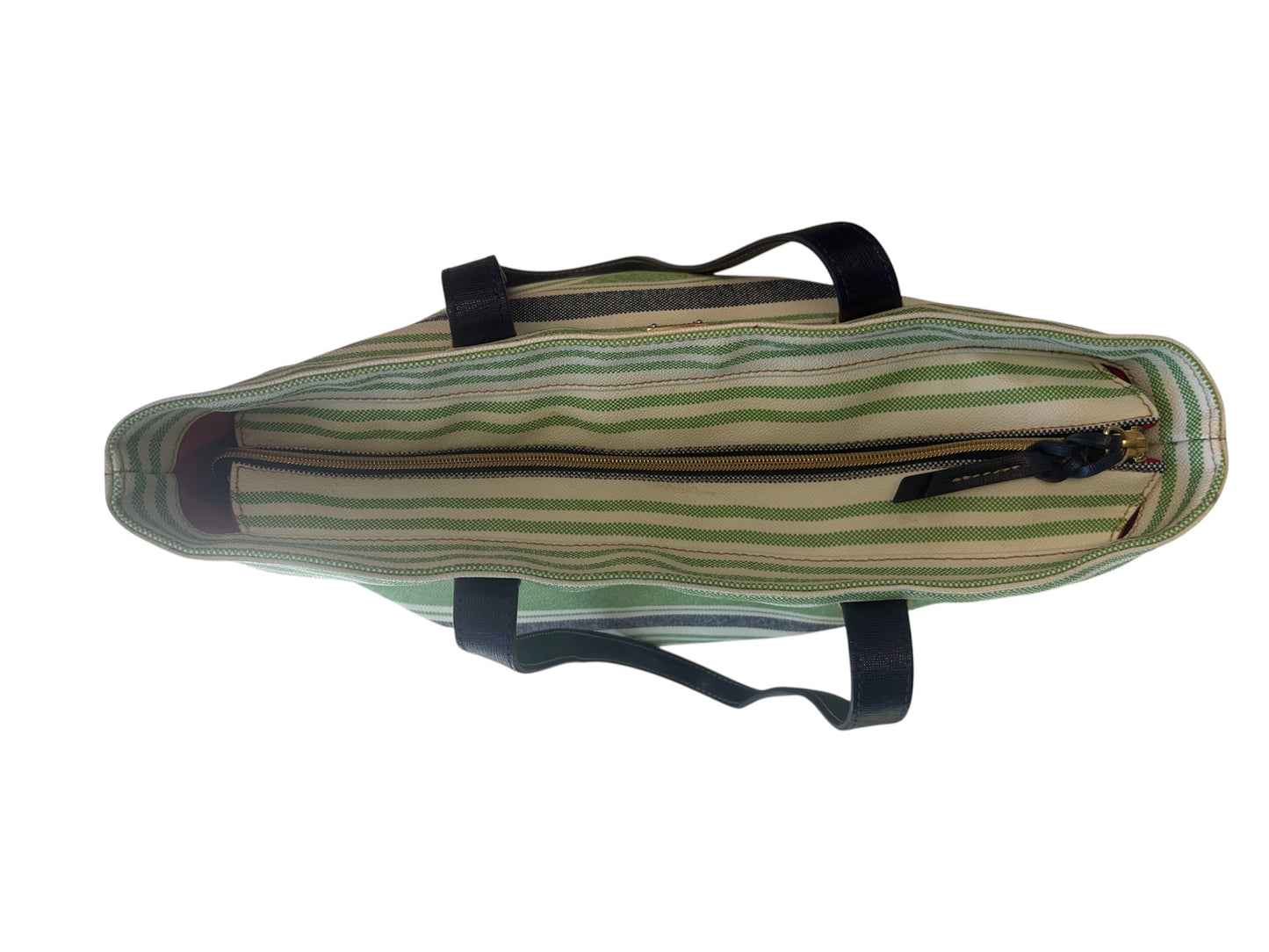 T - Dooney & Burke Westerly Tote Blue/Green/Whi Purse