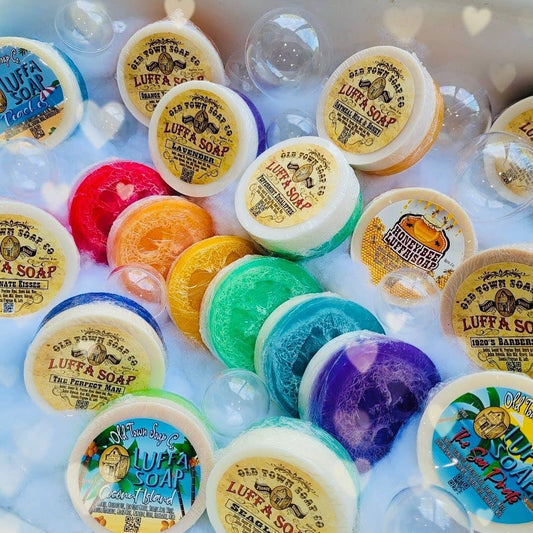 Luffa Soap w/Goat's Milk Soap