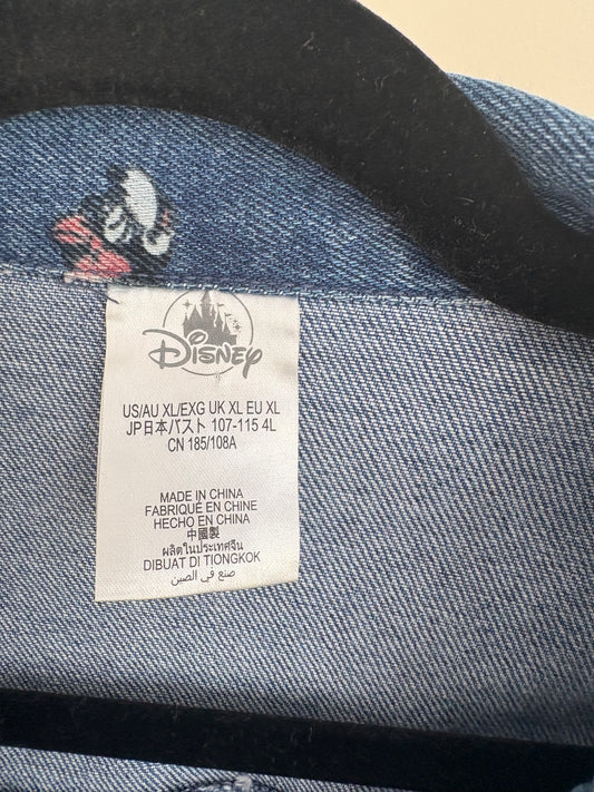 Women's Disney Minnie Mouse Jean Jacket - Size XL