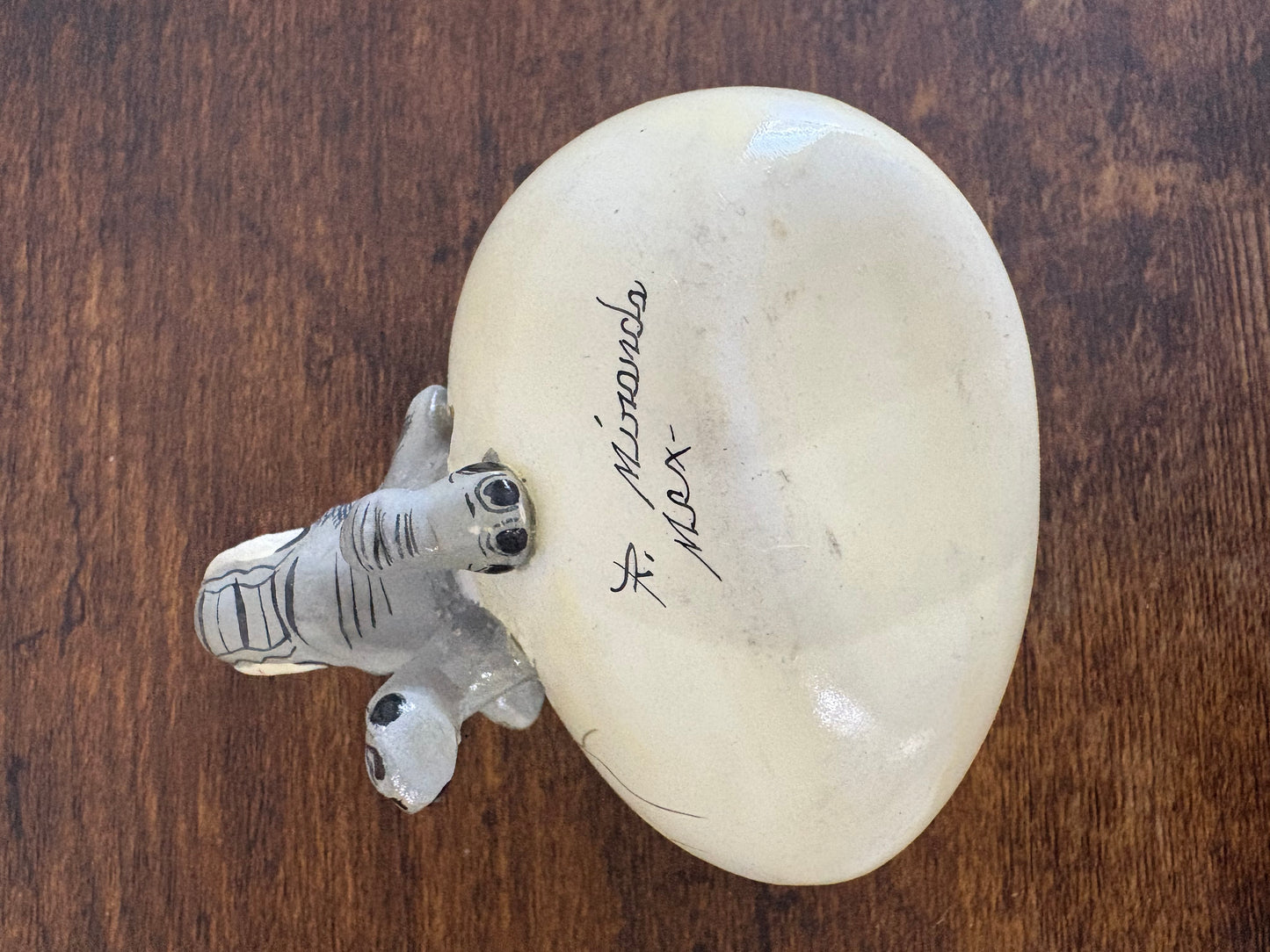 R Miranda Signed Hatching Elephant Egg