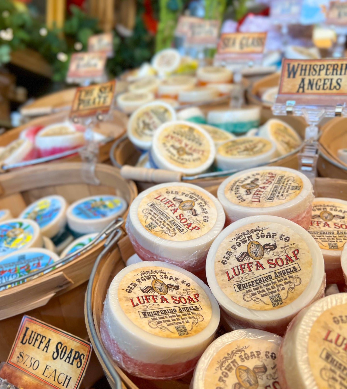 Luffa Soap w/Goat's Milk Soap