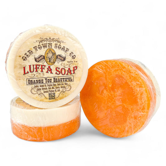 Luffa Soap w/Goat's Milk Soap