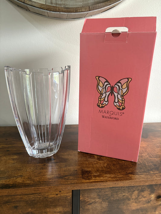 Waterford German Marquis “Glacier” Crystal 10” Vase