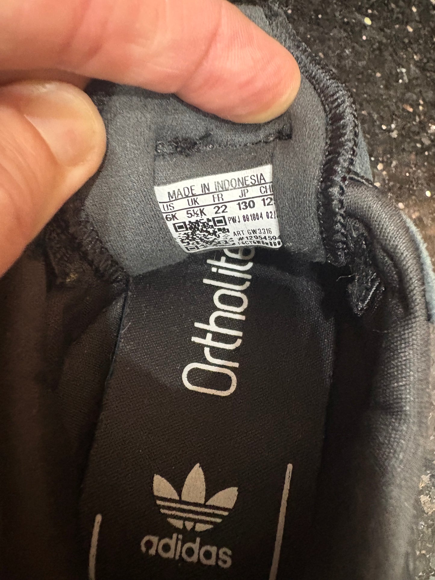 Unisex Toddler Kids Adidas Ortholite Retropy Size 6k Shoe