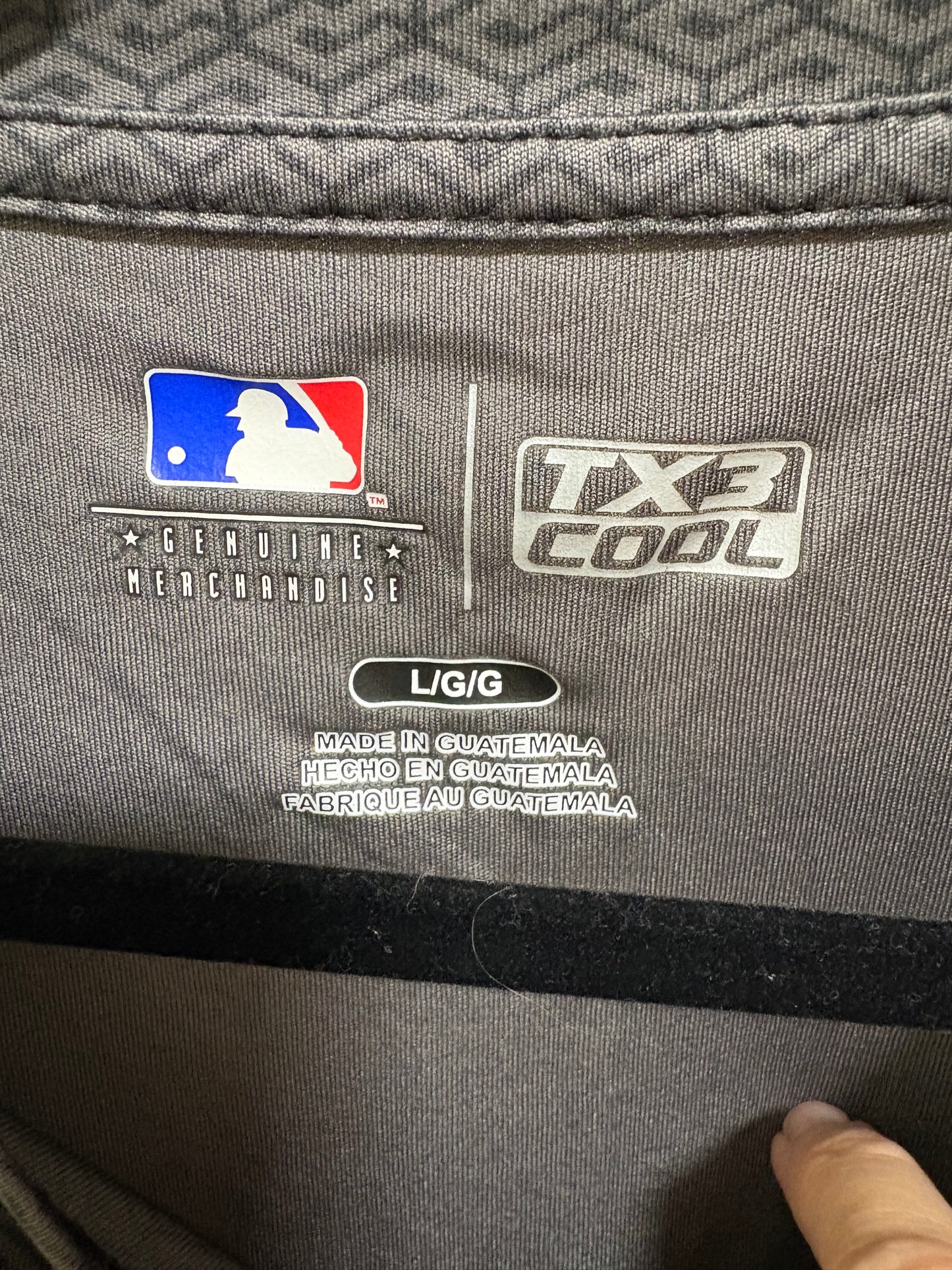 Men's MLB Genuine Merchandise TX3 Cool Gray T-Shirt Miami Marlins Size L