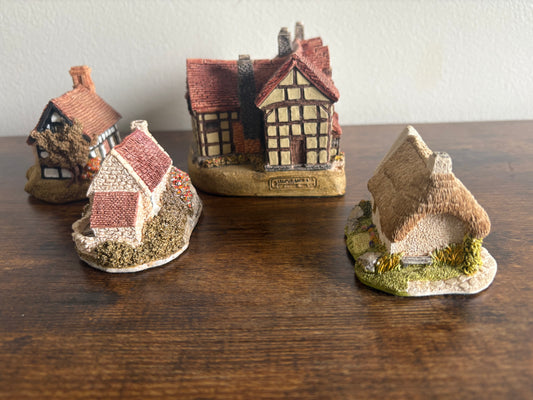 LILLIPUT LANE Lot Of 4 Cottages UK Handmade