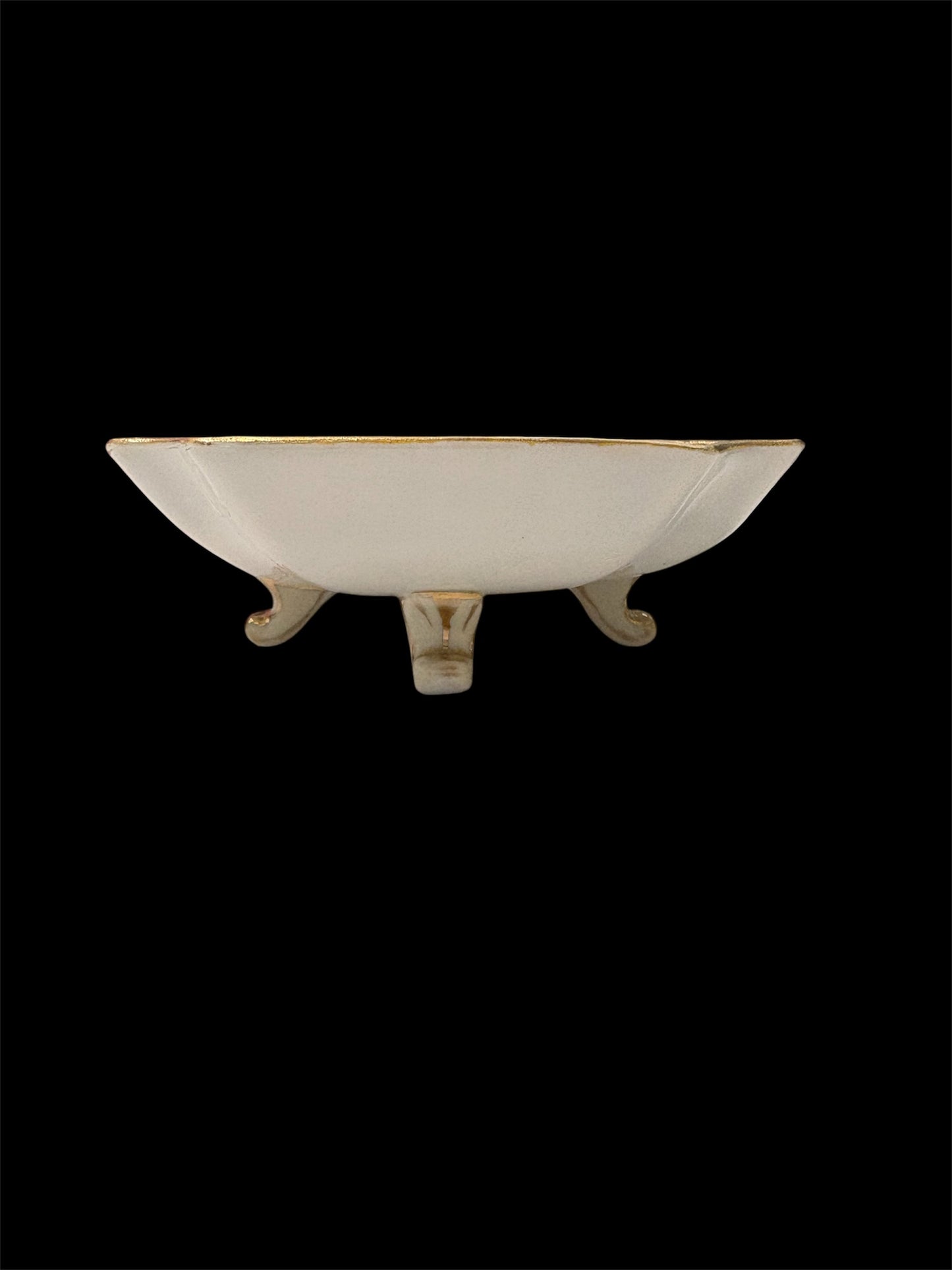 D - Antique Hand Painted Nippon Footed Bowl