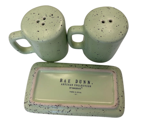 D - Rae Dunn Salt & Pepper Shaker Set