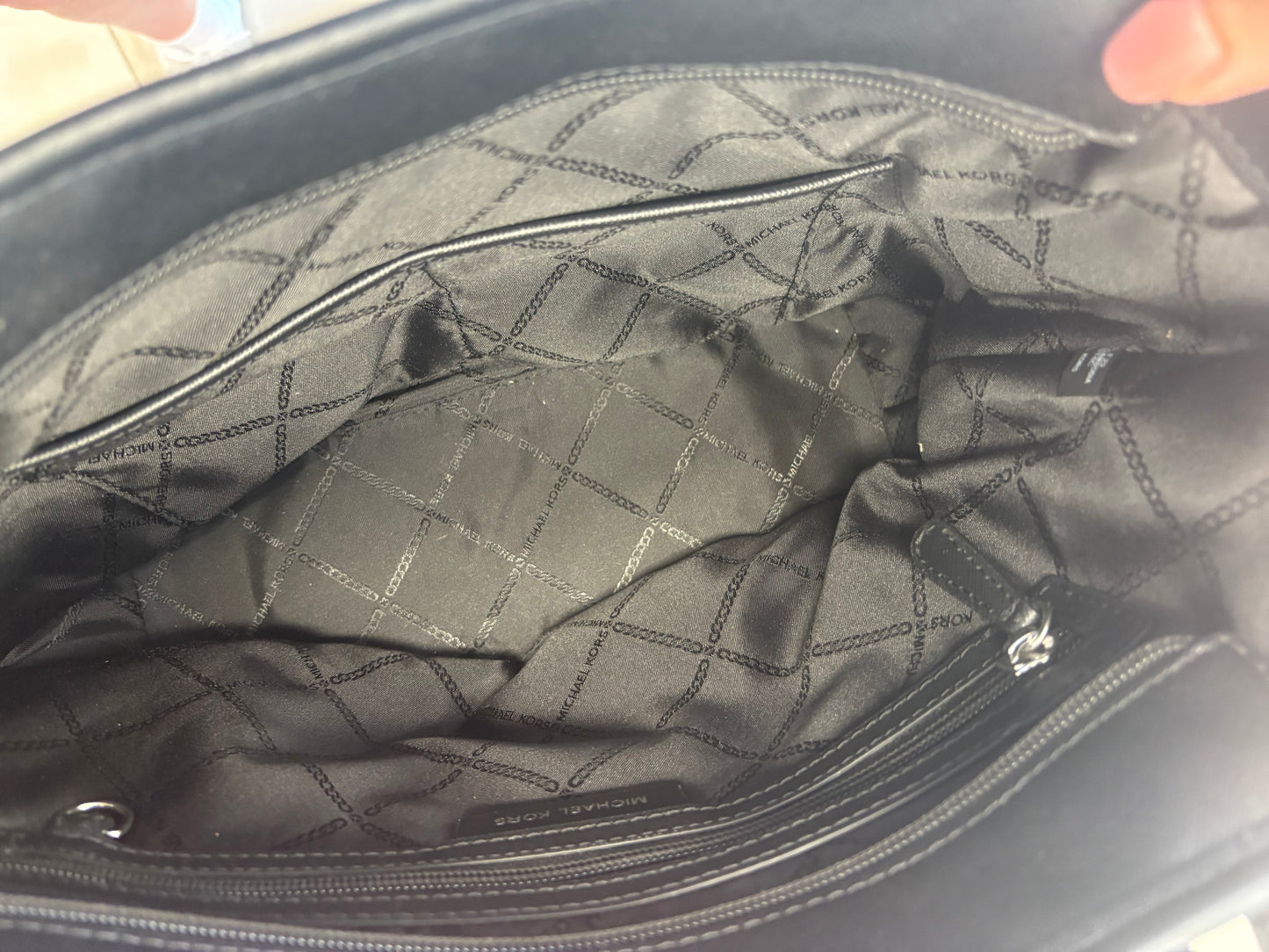 T - Michael Kors Eva Small Top Zip Tote Purse/Bag