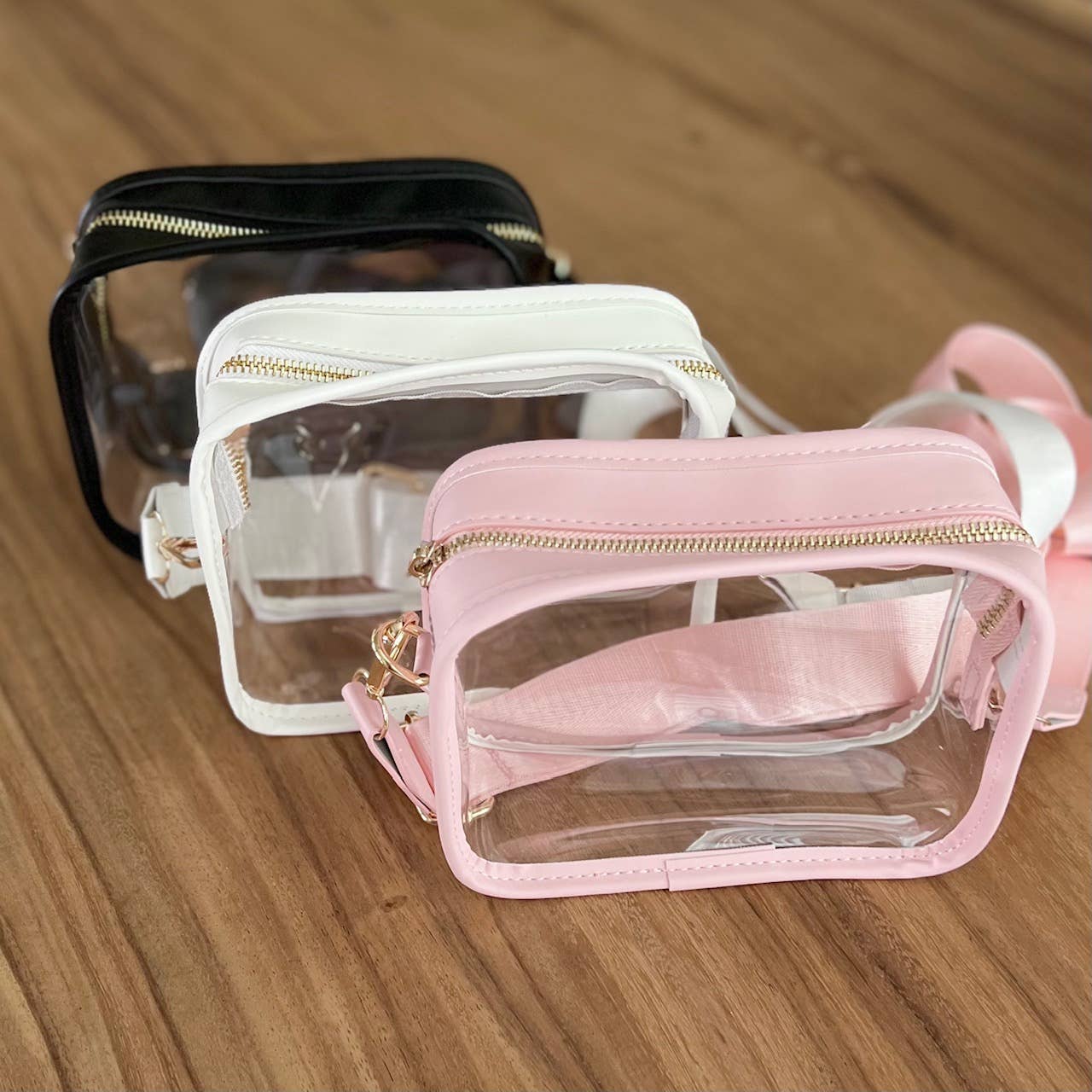 Clear Game Day Stadium Approved Shoulder Bag With Strap