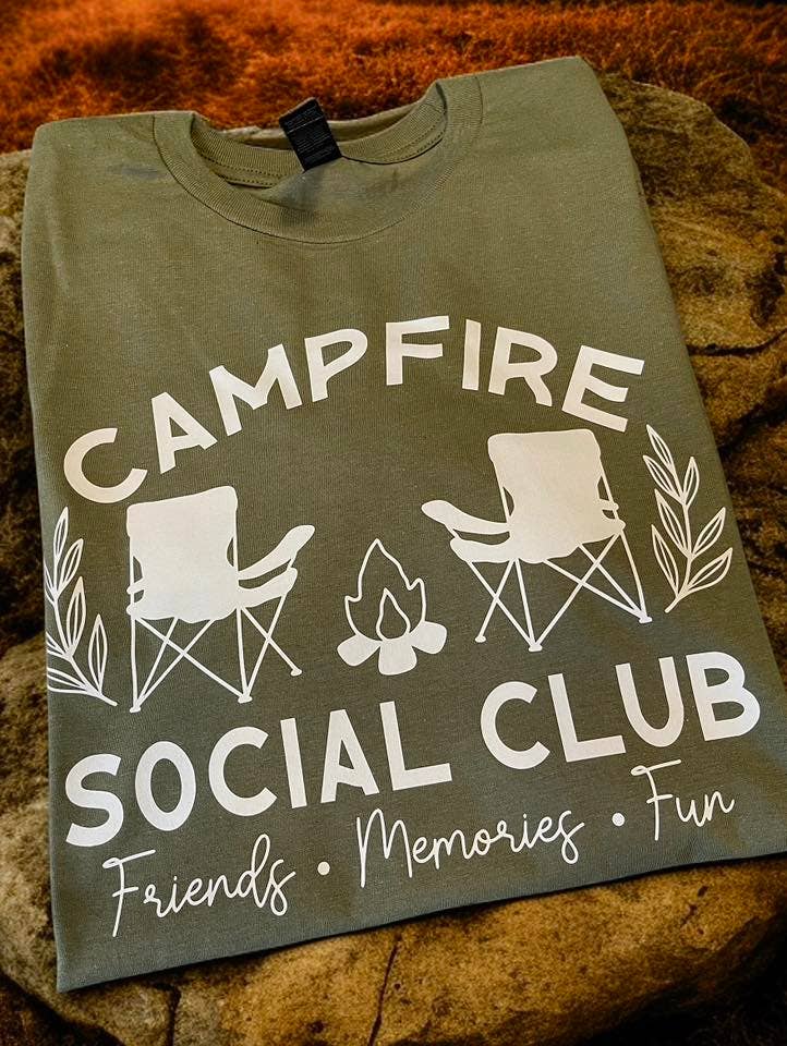 Campfire Social Club Camping T Shirt
